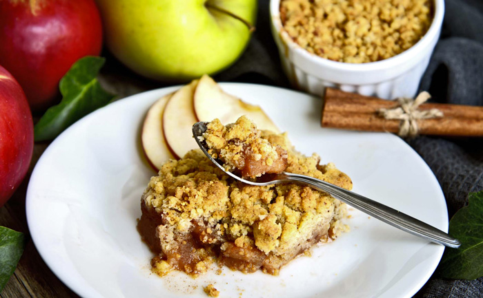 Crumble au sarrasin édulcoré