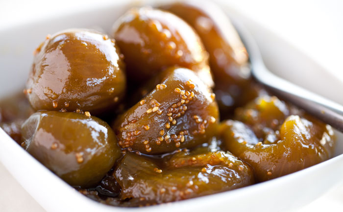Figues confites au vin blanc