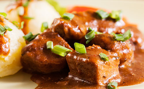 Carbonade et pommes de terre