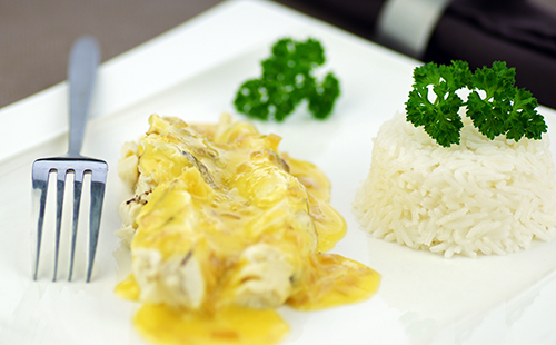 Dos de colin au beurre blanc