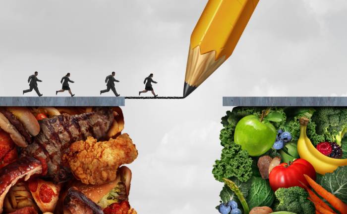 viande versus fruits et légumes
