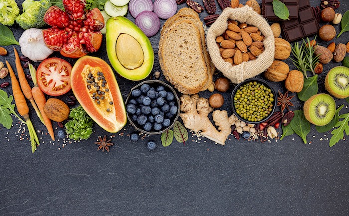 différents aliments